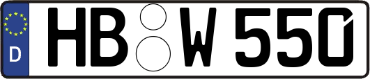 HB-W550
