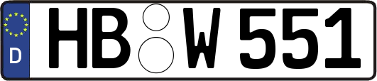 HB-W551