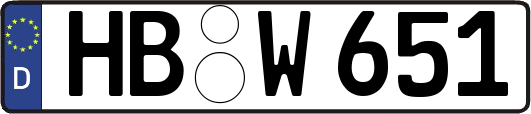 HB-W651