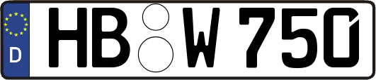 HB-W750