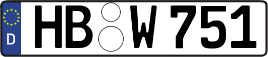 HB-W751