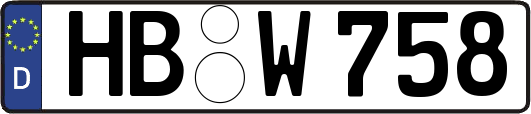 HB-W758