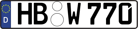 HB-W770