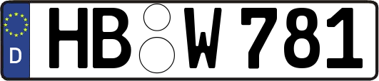 HB-W781