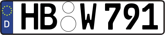 HB-W791