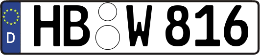 HB-W816