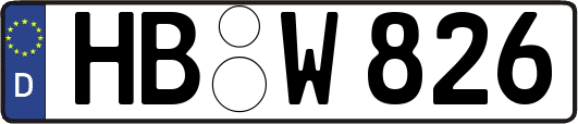 HB-W826
