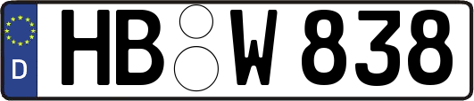 HB-W838