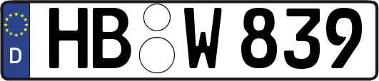 HB-W839