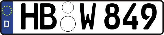 HB-W849