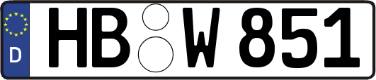 HB-W851