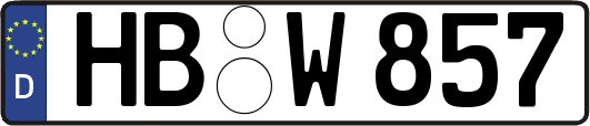 HB-W857