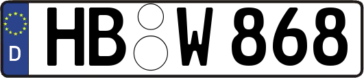 HB-W868