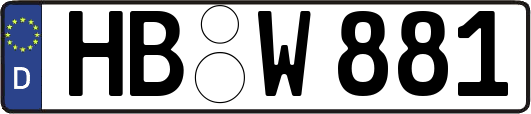 HB-W881
