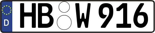 HB-W916