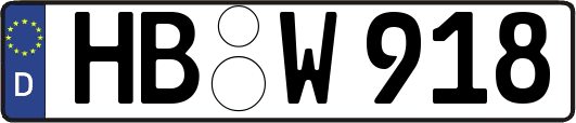 HB-W918