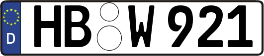 HB-W921