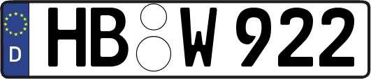 HB-W922