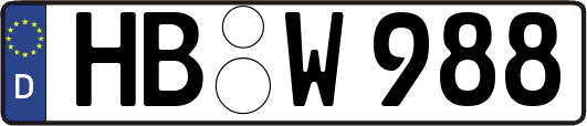 HB-W988