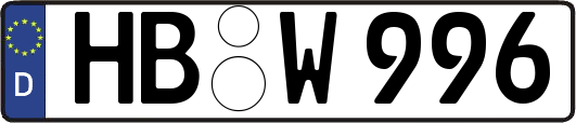 HB-W996
