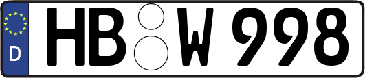 HB-W998