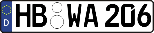 HB-WA206