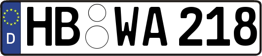 HB-WA218