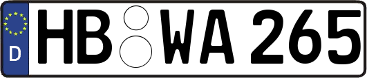 HB-WA265