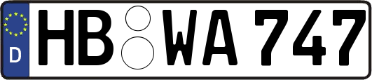 HB-WA747