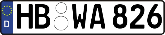 HB-WA826