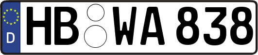 HB-WA838