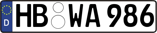 HB-WA986