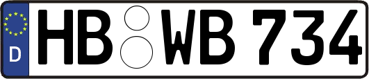 HB-WB734