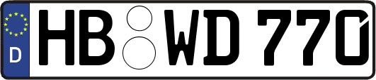 HB-WD770