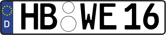 HB-WE16