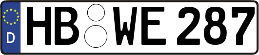 HB-WE287