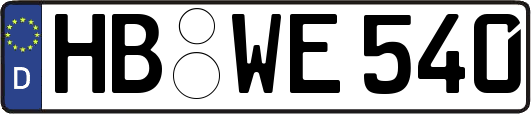 HB-WE540