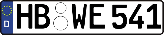 HB-WE541
