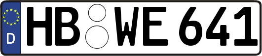 HB-WE641