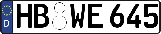 HB-WE645