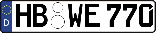 HB-WE770