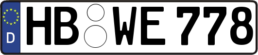 HB-WE778