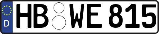 HB-WE815