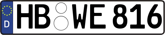 HB-WE816