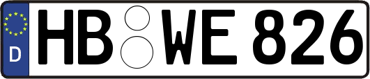 HB-WE826
