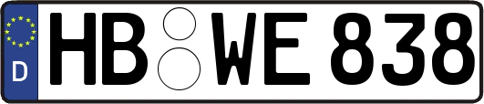 HB-WE838