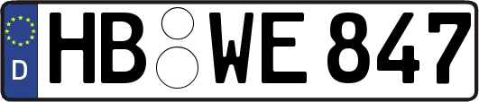 HB-WE847