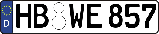 HB-WE857