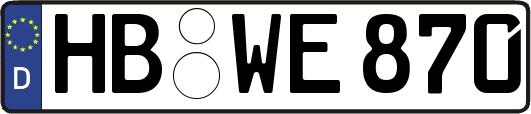 HB-WE870