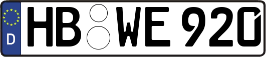HB-WE920